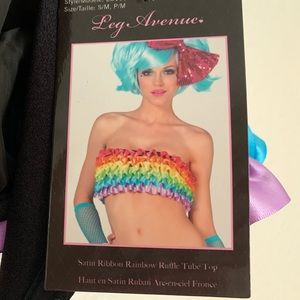 Rainbow tube top